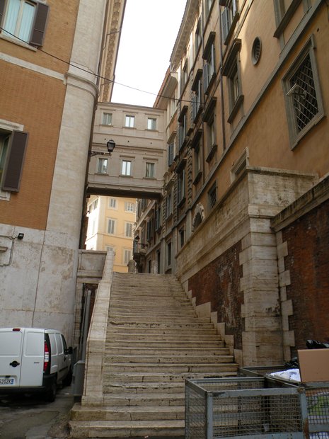  escalier dans une rue, via della Missione